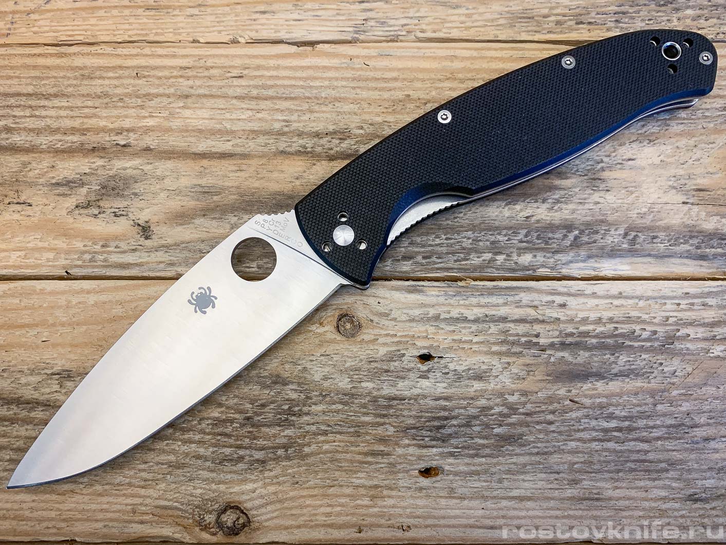 142GP - Spyderco Resilience , 8Cr13MoV steel