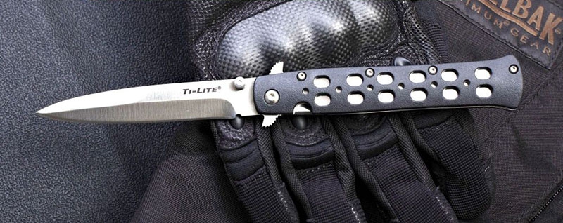 CS26SP - Cold steel Ti-Lite 4", Zytel handle, AUS-8A steel