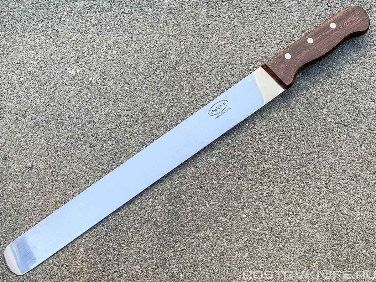 TK1139-14 - Нож для шаурмы Choice ZL дерево 360мм, Stainless steel 