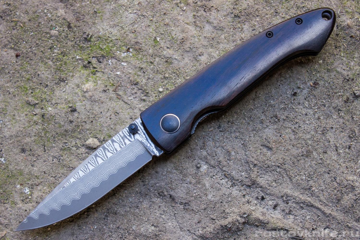 01BO101DAM - Boker Damascus Gent 1, эбен