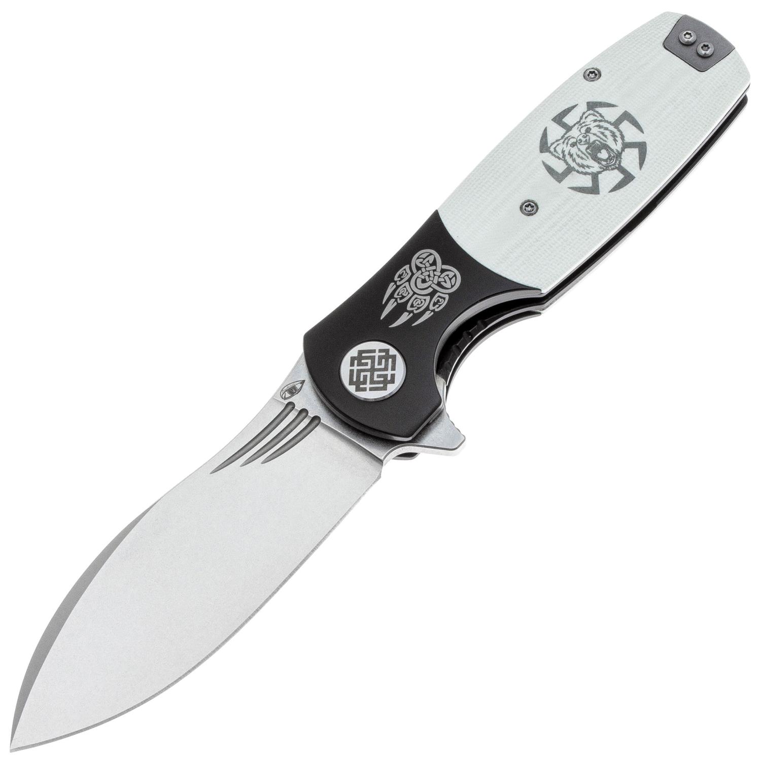 Reptilian Буян-03 white G10, D2 - нож складной
