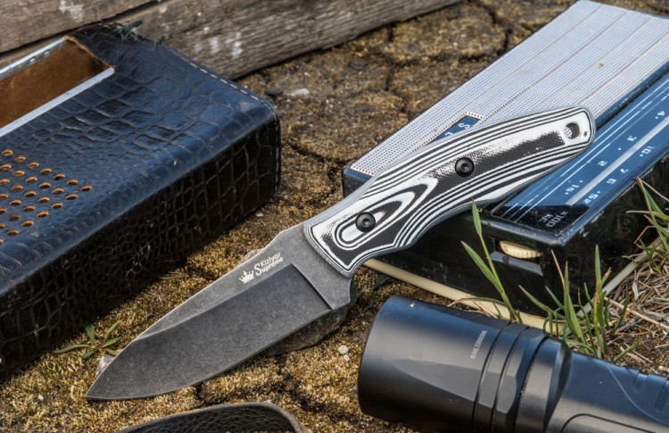 Urban D2 SW (Stonewash, G-10, Кайдекс ножны), Kizlyar Supreme