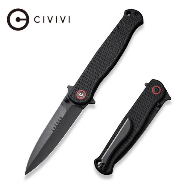 C23025-2 - Civivi RS71 Black G-10, Nitro-V steel