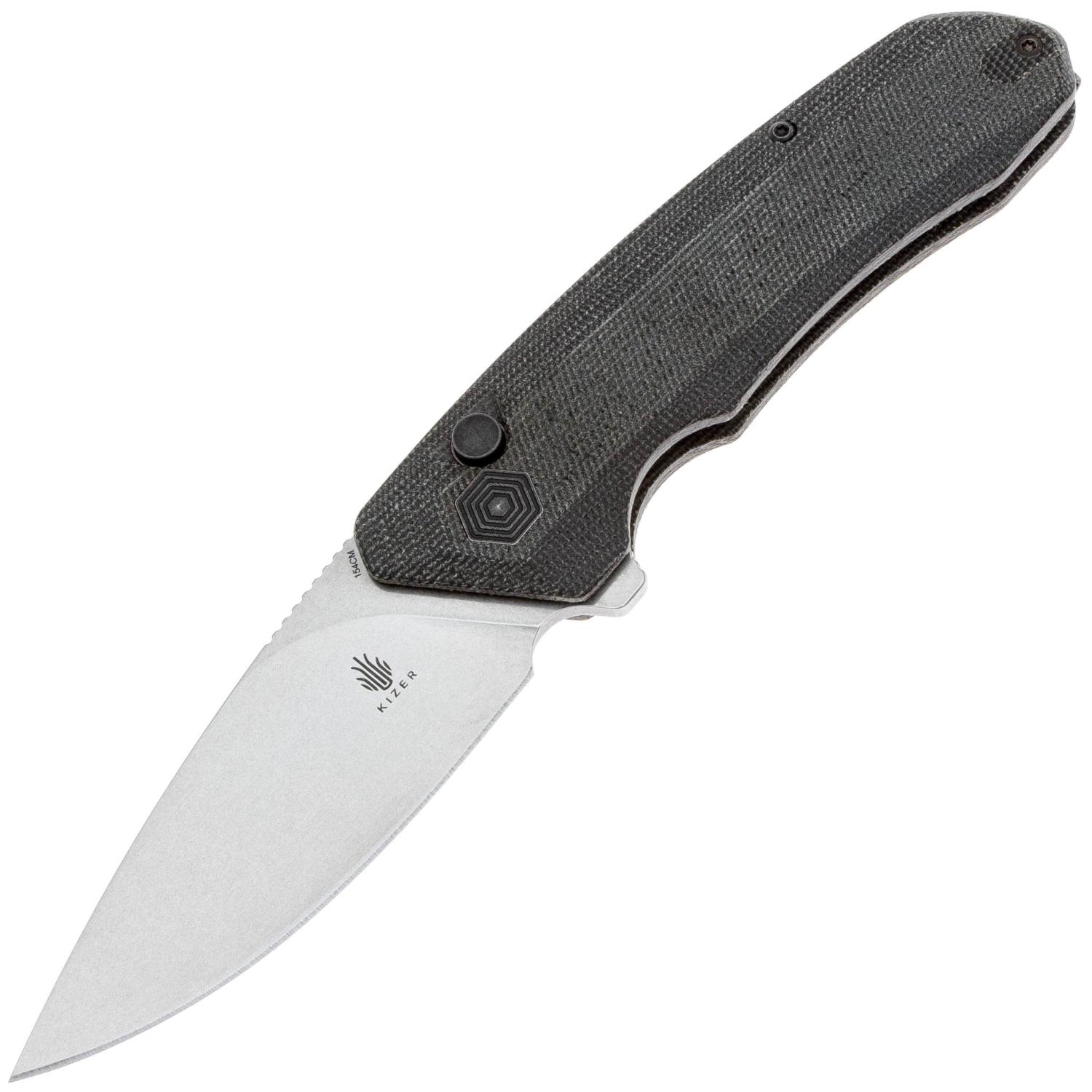 V3602C1 - Kizer Invictus Micarta, 154CM