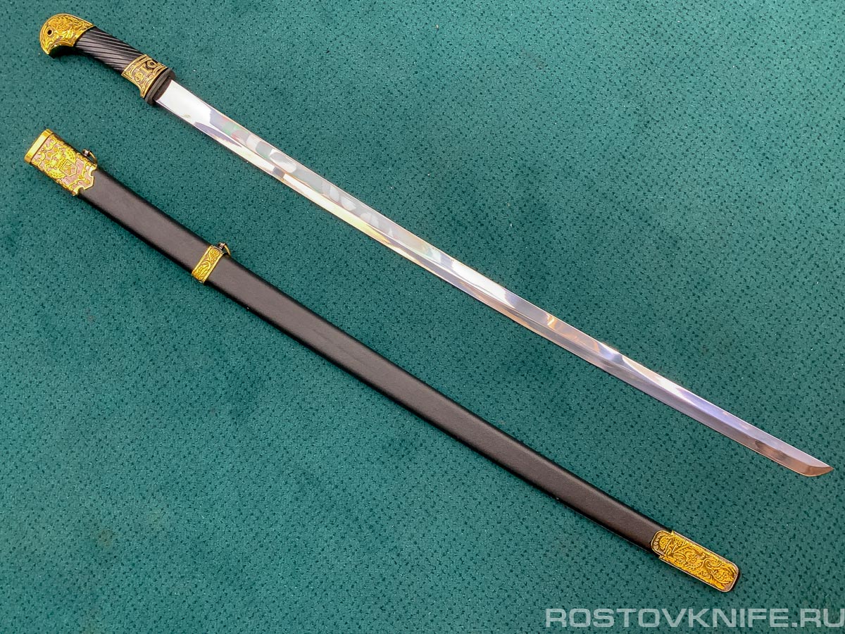 AB-01 / P77 Шашка сувенирная, под золото