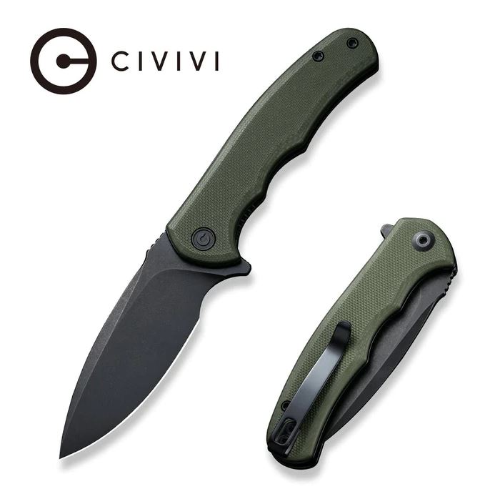 C18026C-1 - Civivi Mini Praxis OD Green, D2 steel