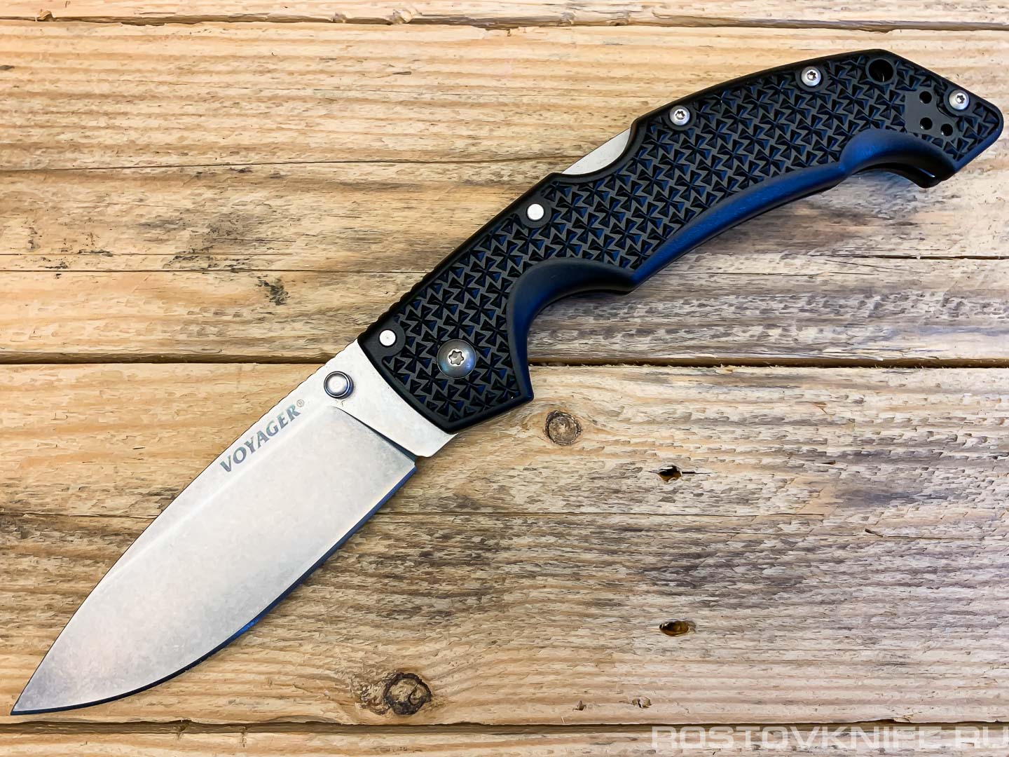 CS29AB - Cold steel Voyager Large Drop Plain Edge, AUS10 steel