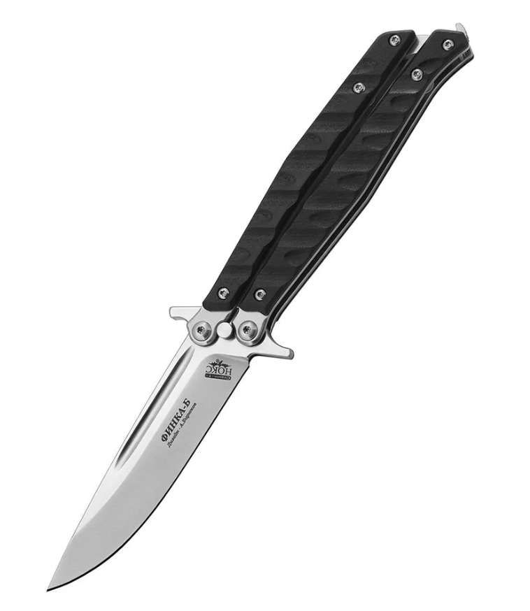 НОКС - Финка-Б, AUS-8 чёрный G10, Арт. 207-180406