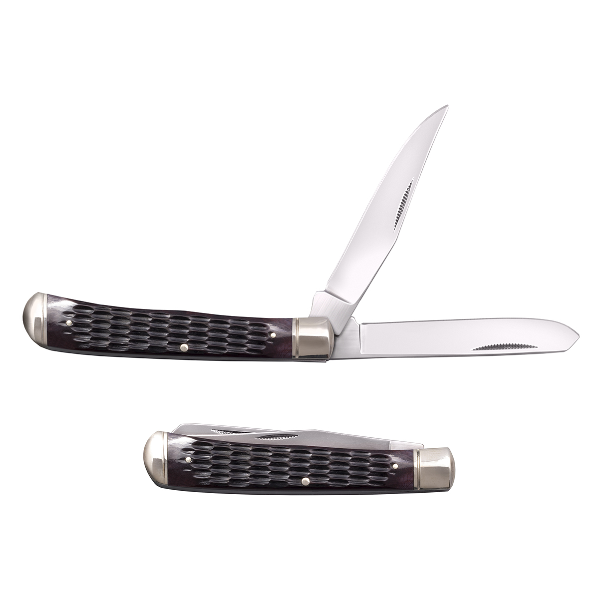 CS-FL-TRPR-J - Cold Steel Trapper Jigged Bone, 8Cr13MoV steel