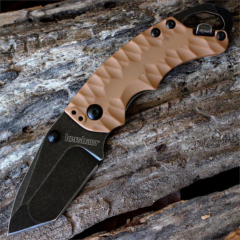 K8750TTANBW - Kershaw Shuffle II Desert Tan , 8Cr13MoV