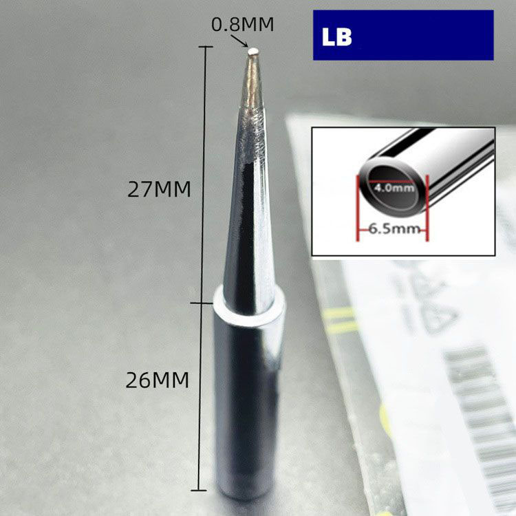 900M-T-LB - толстое/прямое/длинное БЕЛОЕ(покрытие никель), ZUOYUANHANWANG