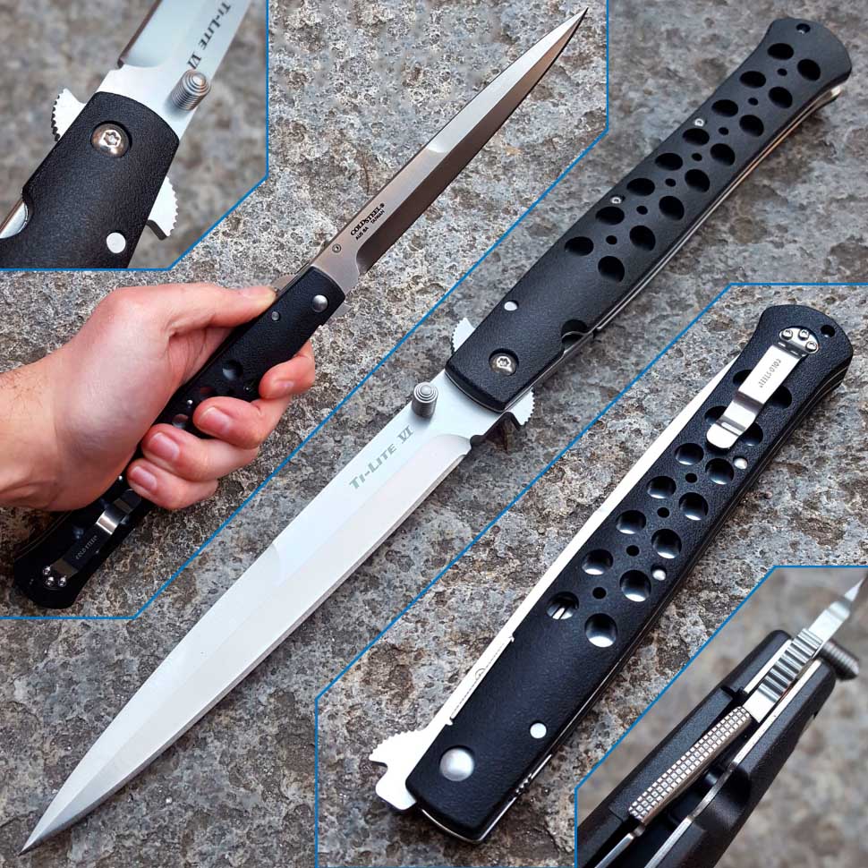 CS26SXP - Cold Steel Ti-lite 6" , Zytel handle , AUS-8A steel