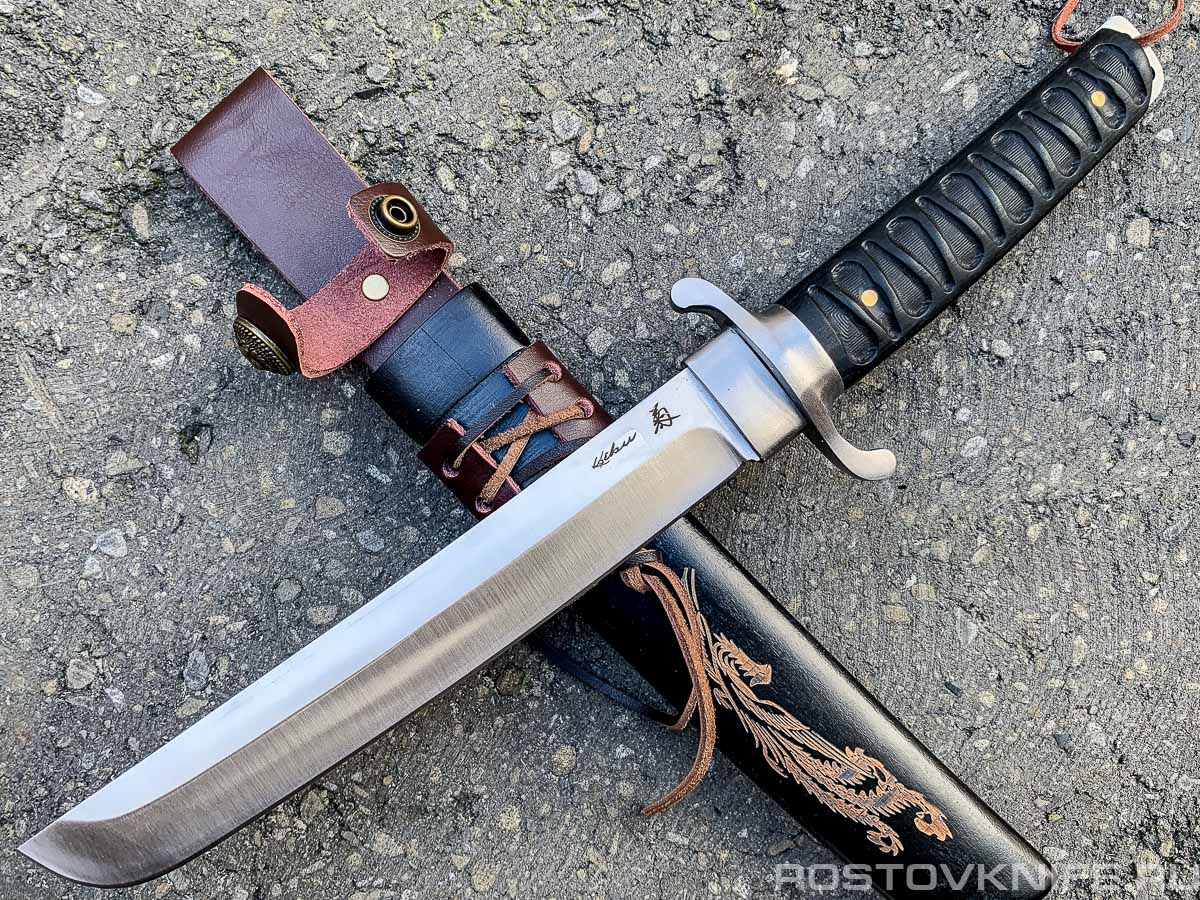 GD106BK Нож туристический нескладной