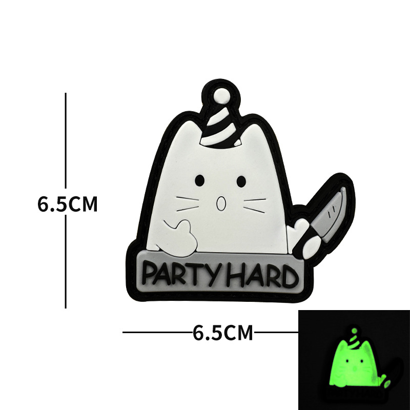 Party hard - патч ПВХ