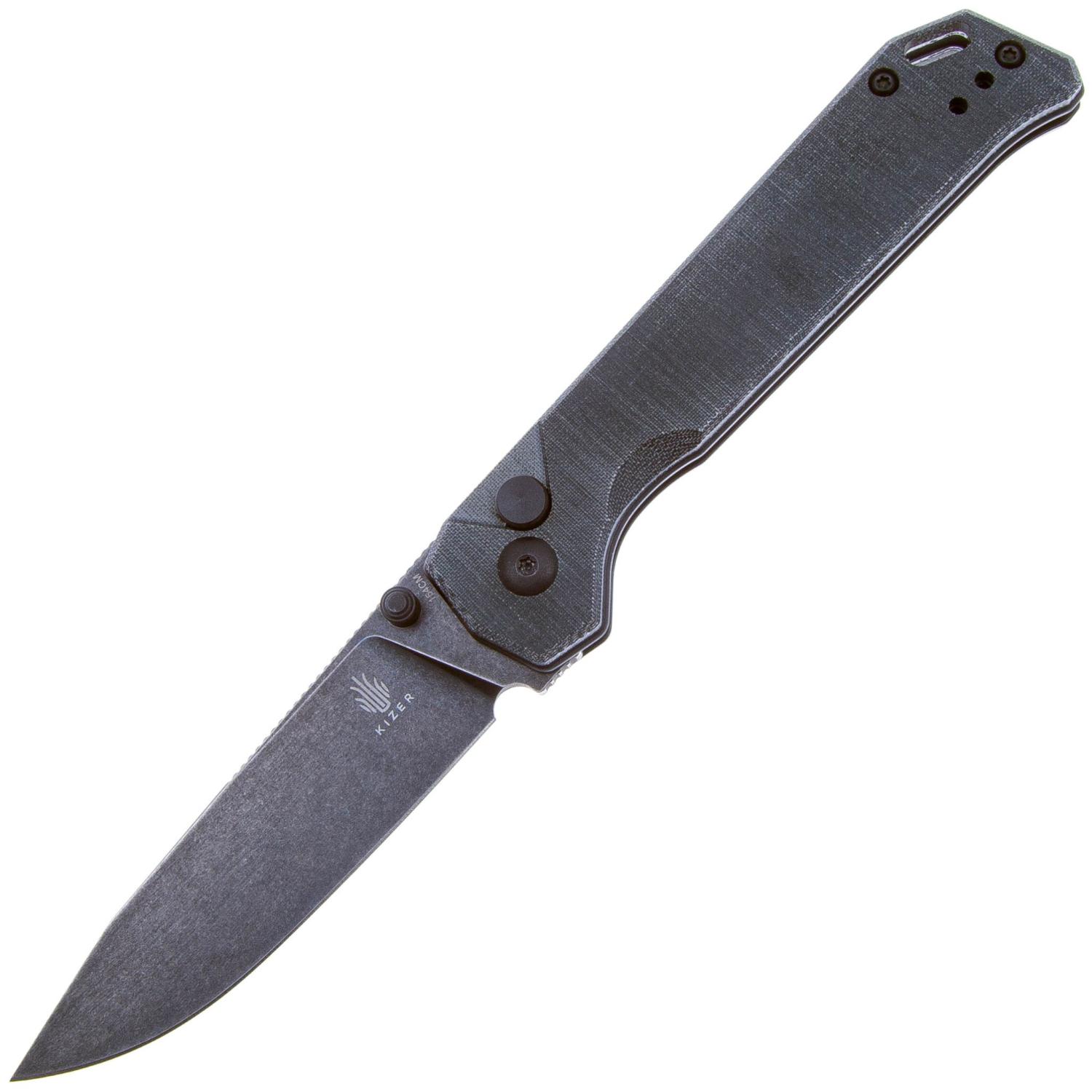 V5458C1 - Kizer Begleiter XL Micarta, 154CM