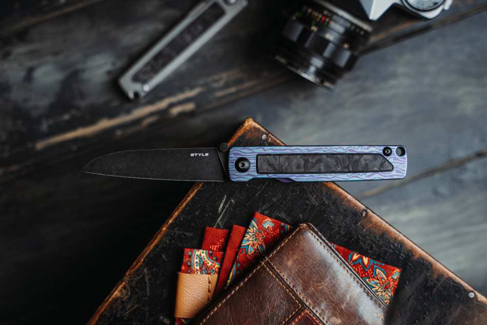Mr-Blade - Style SW Violet Titanium, Bohler N690