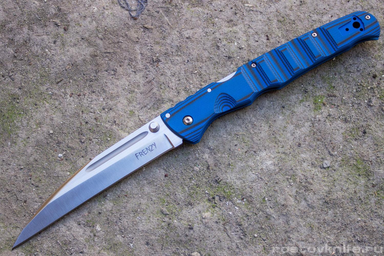 CS62P2A - Cold Steel Frenzy 2 Blue/Black, CPM-S35VN steel