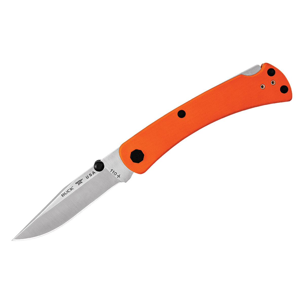 B0110ORS3 - Buck 110 Slim Pro TRX Orange, CPM-S30V steel