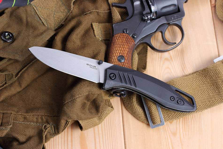 Mr-Blade - Bang, Stonewash, автограф, D2 Steel