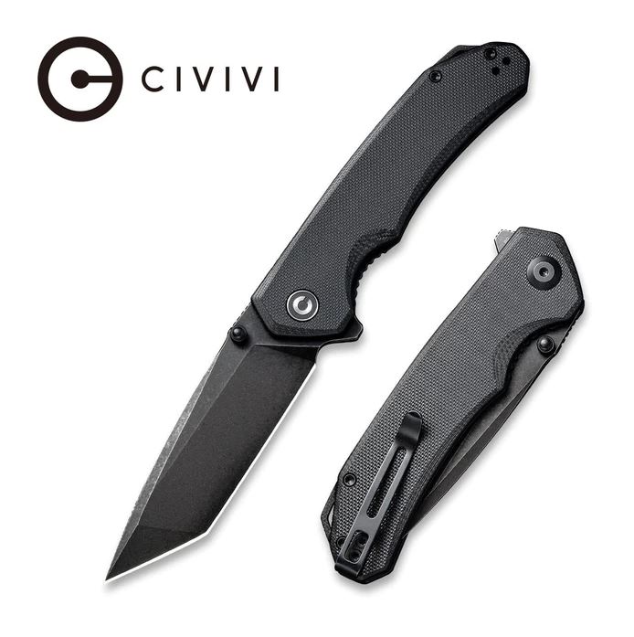 C2023C - Civivi Brazen All Black G-10, D2 steel