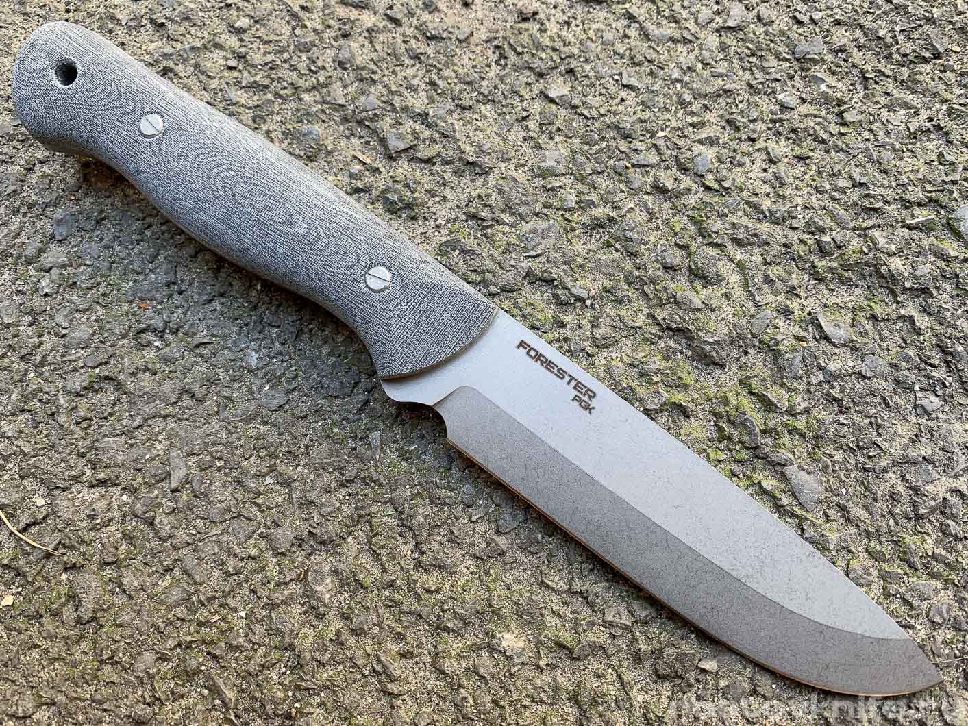N.C.Custom - Forester AUS-10, SW, Micarta, Leather sheath