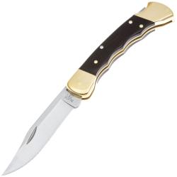 B0110BRSFG - Buck Folding Hunter Finger Grooved, 420HC
