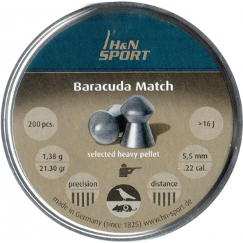 Пуля Baracuda Match 5,5 к/1,38 г/200 шт