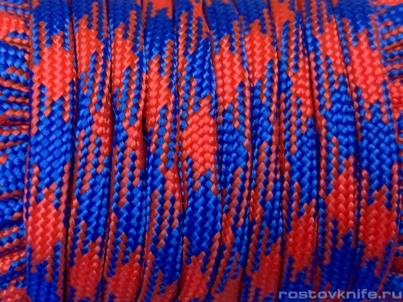 Paracord 550 Red Blue Camo