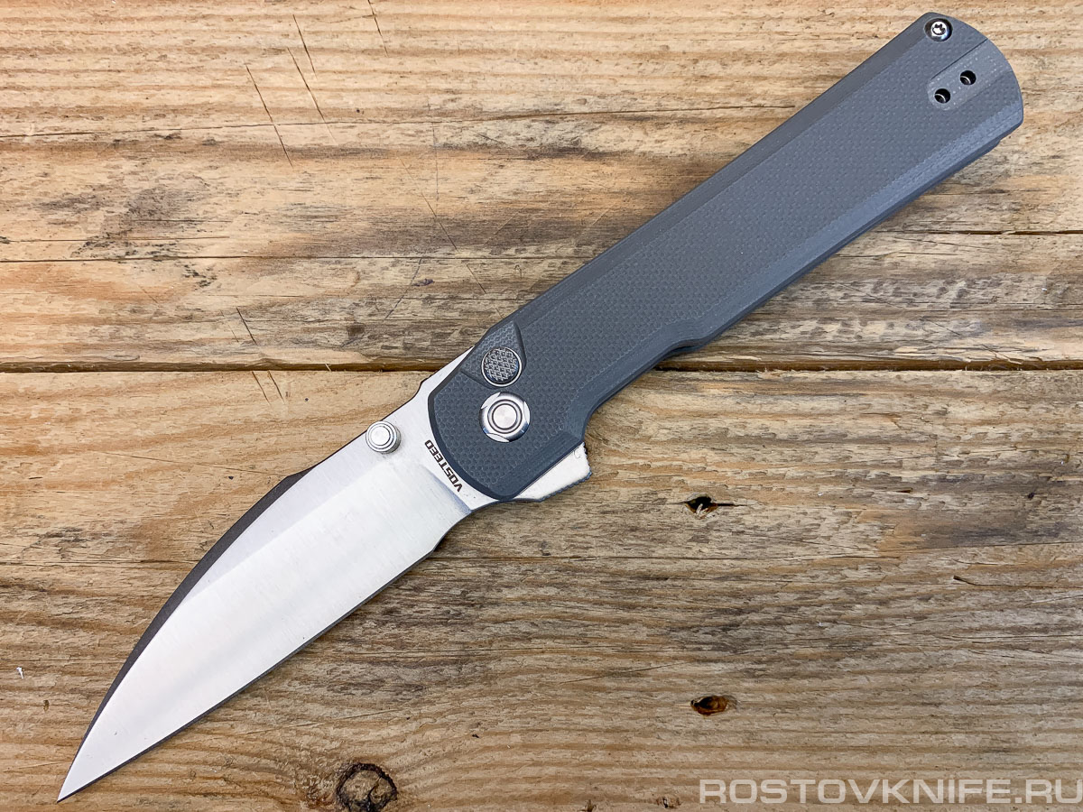 VK32NTGH1 - Vosteed Valyrie Grey G-10, Nitro-V steel