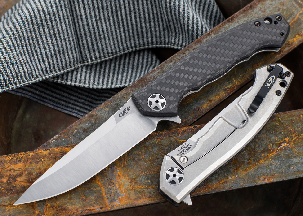 K0452CF - Zero Tolerance S35VN, Titanum/Carbon handle