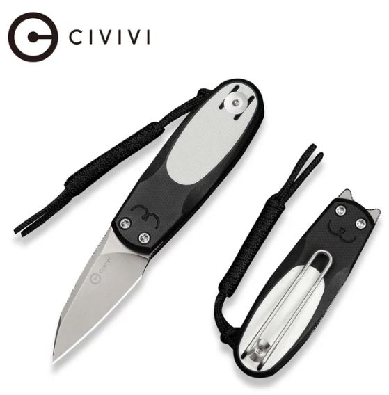 C25054-2 - Civivi Purr Black/White G10, Nitro-V