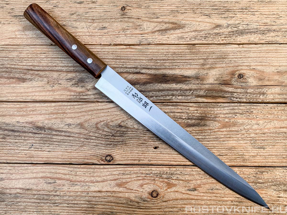 B-2 - Нож янаги Pakkawood 240мм, Stainless steel