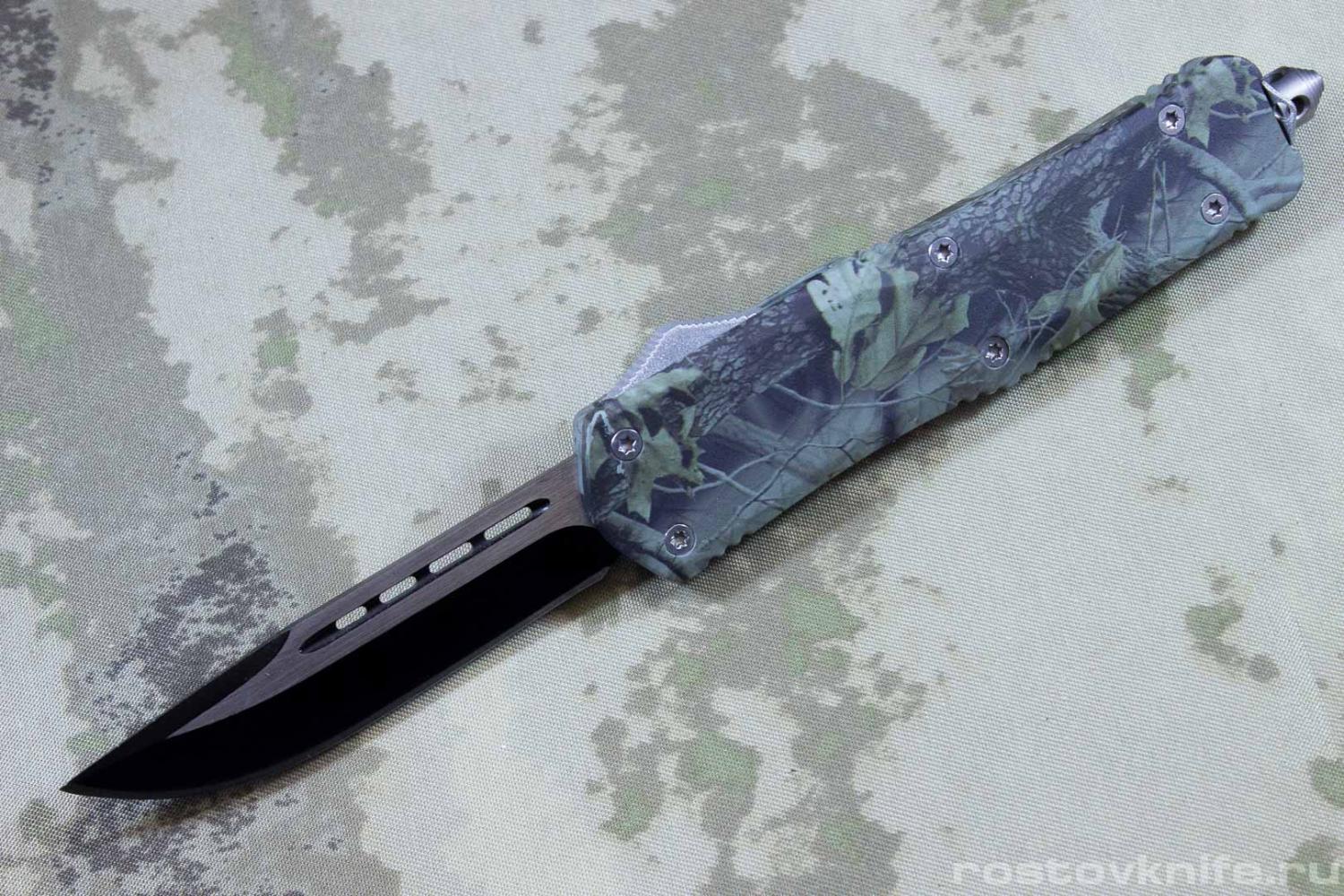 A07-2 камуфляж Нож туристический выкидной