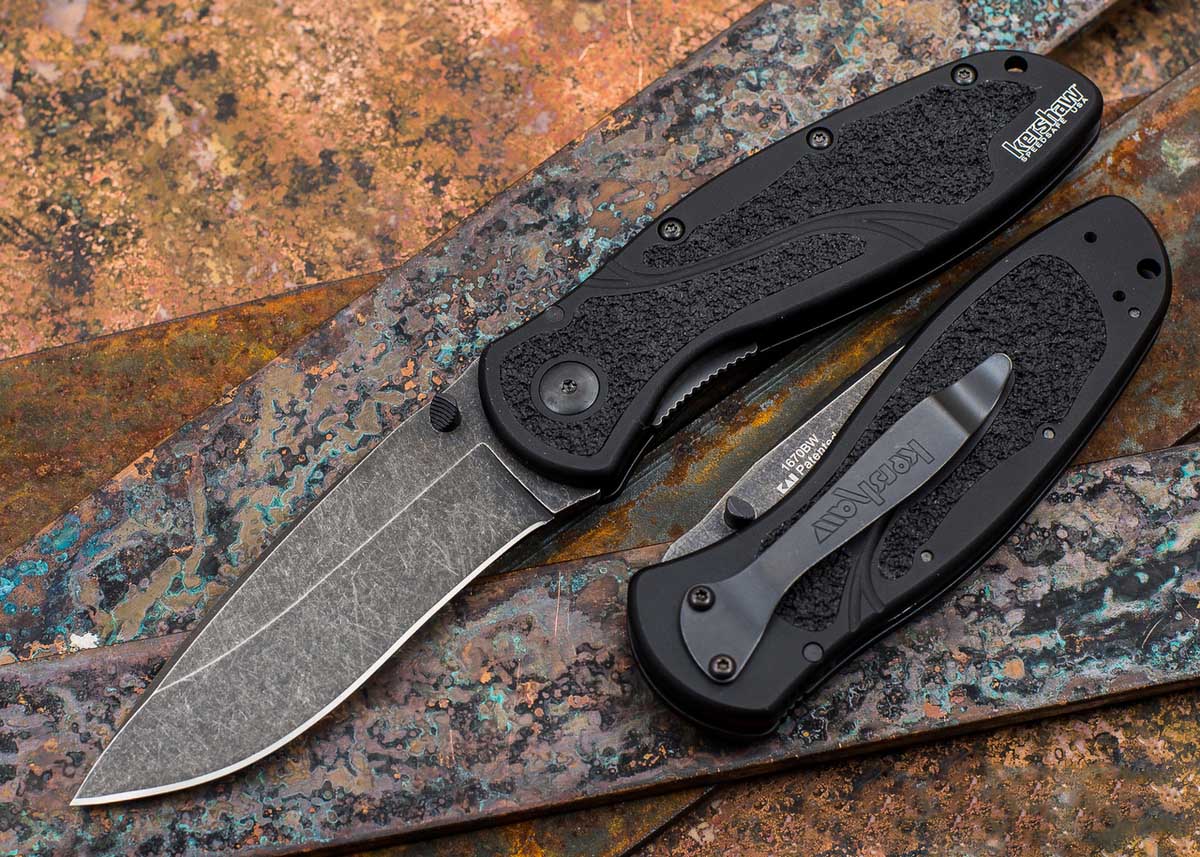 K1670BW - Kershaw Blur Blackwash , 14C28N Steel