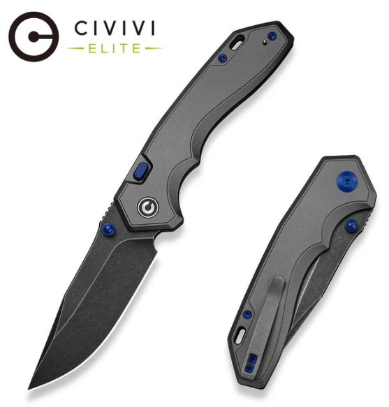 CE25093-1 - Civivi Elite Brova Gray Aluminium, CPM S35VN