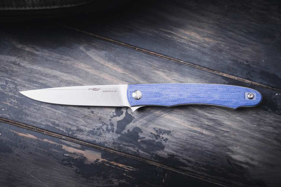 N.C.Custom - Minimus satin, X105 steel, Blue