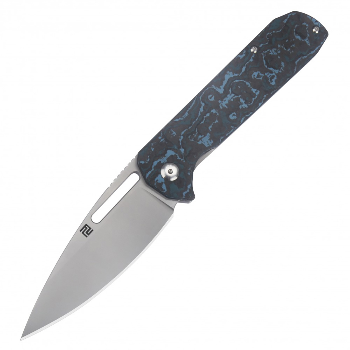 AR_1843G-FCG Artisan Cutlery Arion Arctic Storm - нож складной, рук-ть карбон/титан, клинок S35VN