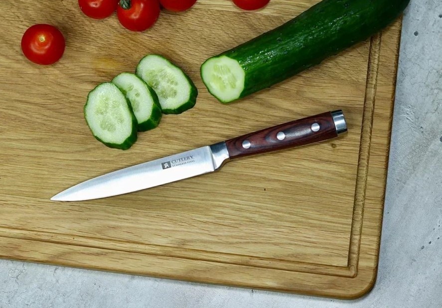 D02-504 - Нож овощной A-Cutlery Stablewood 120мм, MoV