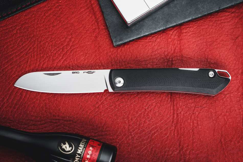 N.C.Custom - Bro satin, X105 steel, Black