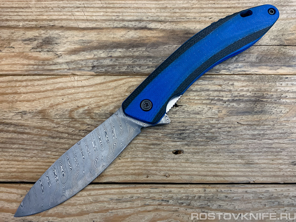 АиР - Хантер G10, дамаск ZDI-1016 нож складной