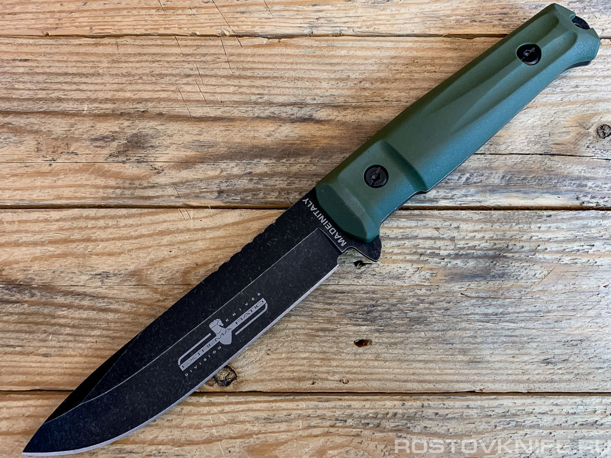 AF5328-GB Green Нож туристический нескладной