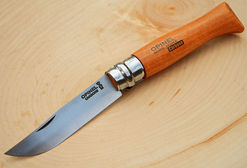 113090 - Opinel 9VRN бук, Carbon steel
