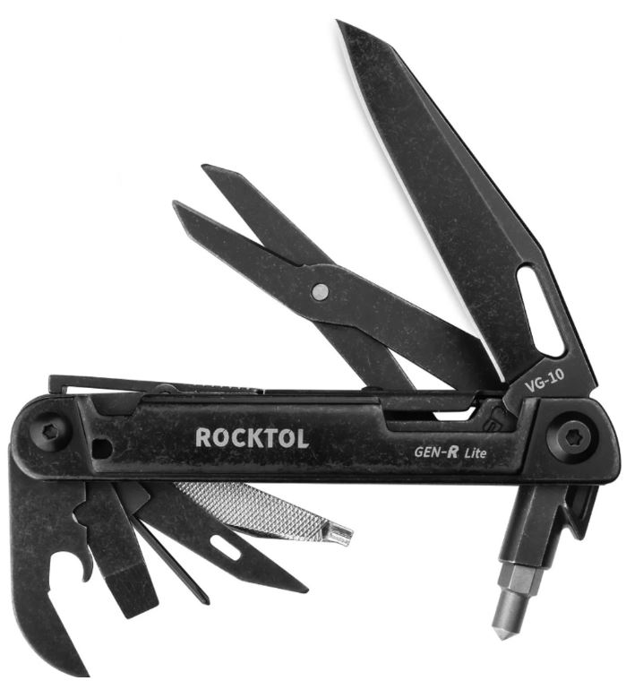 Gen-R Lite - Rocktol 15 в 1 со сменными битами, мультитул