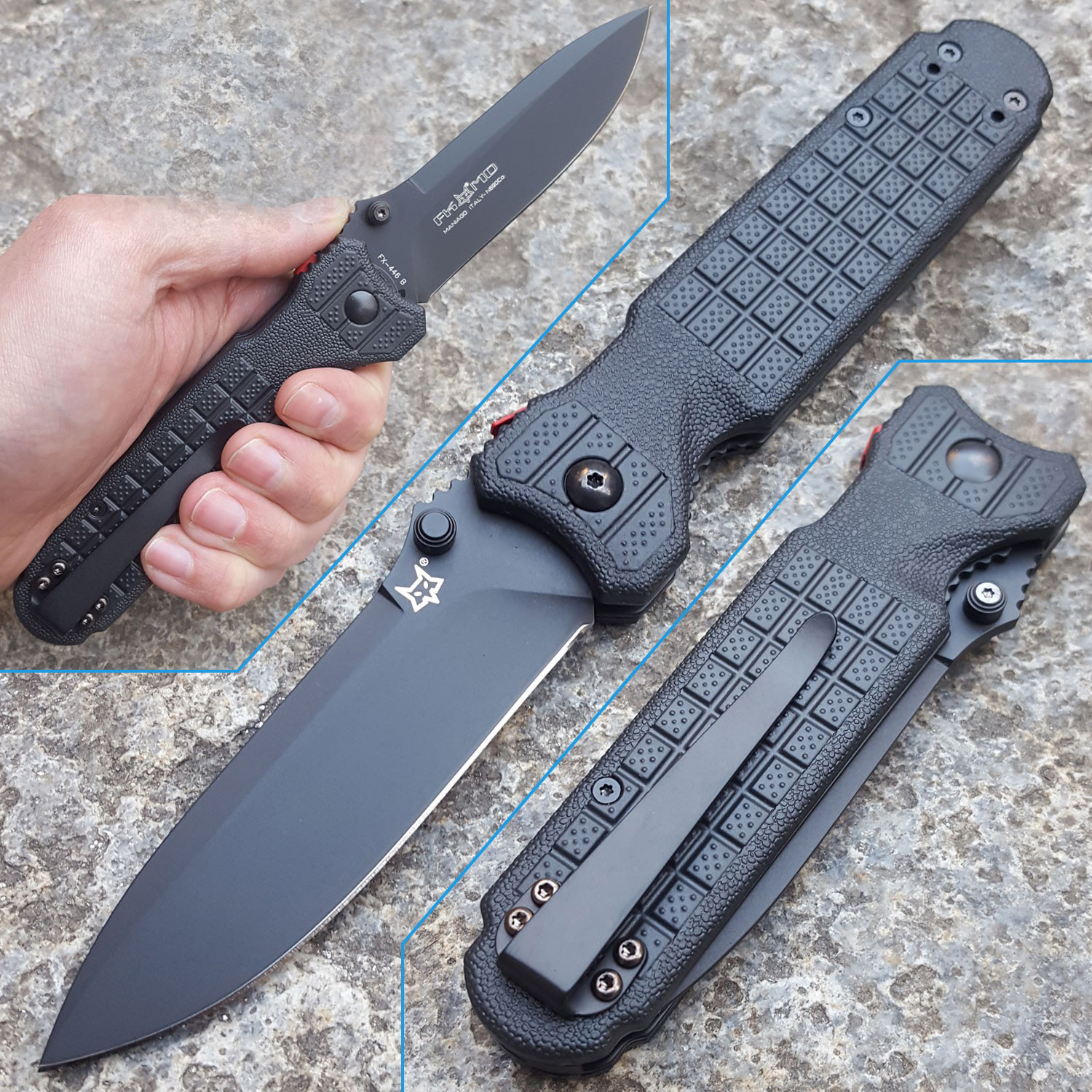 FX-446B - Fox Predator II Black, Bohler N690Co