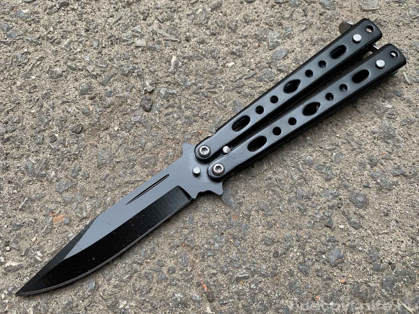 310 черная Нож туристический "бабочка"