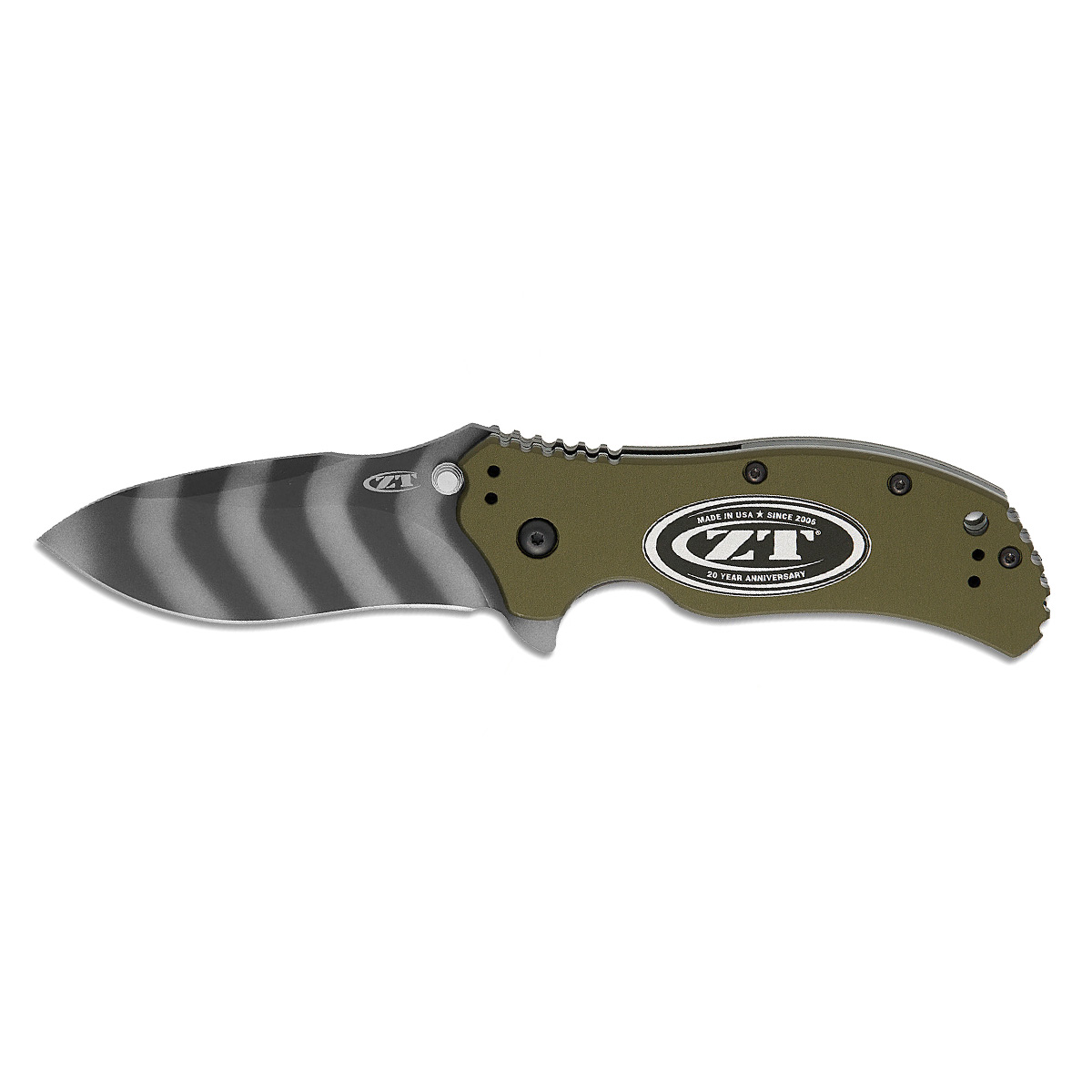 K0350OLTS20 - Zero Tolerance 20th Anniversary Edition CPM MagnaCut, Tiger Stripe