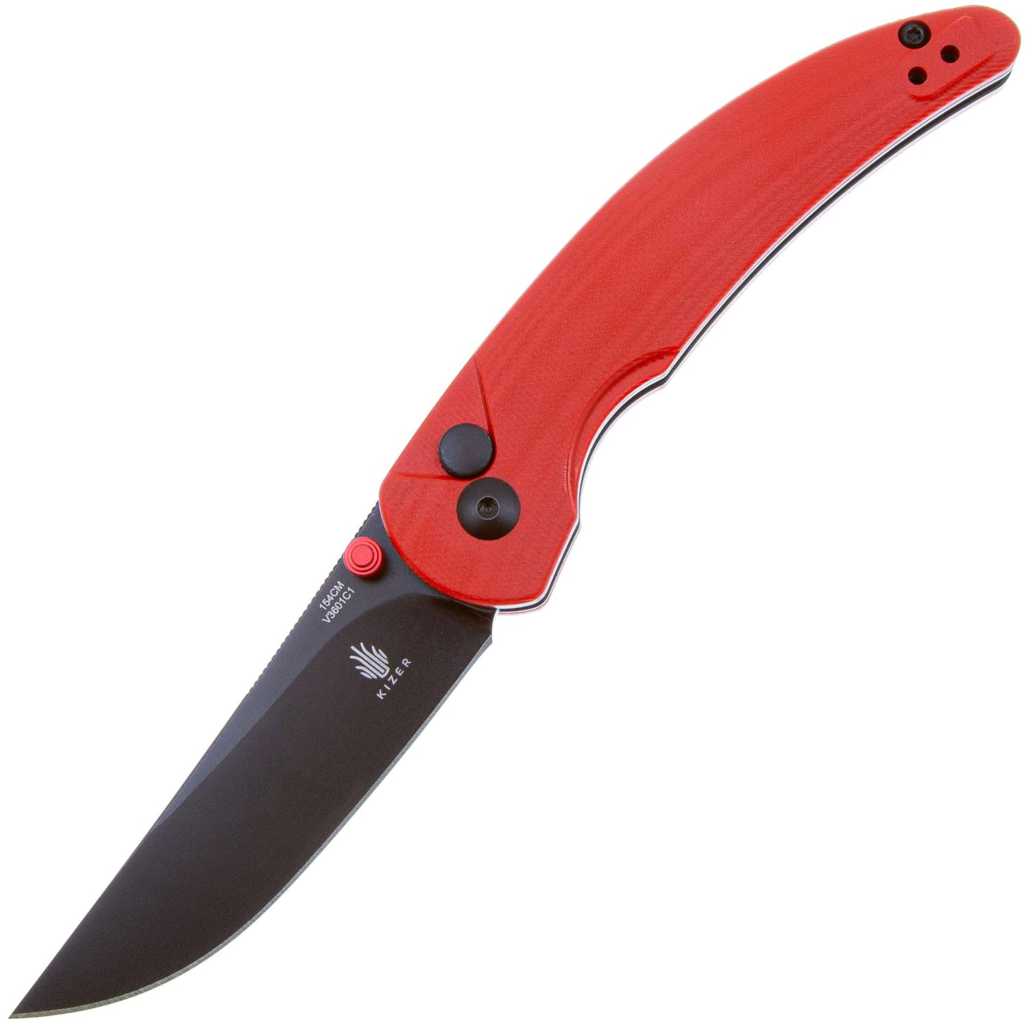 V3601C1 - Kizer Chili Pepper Red G-10, 154CM