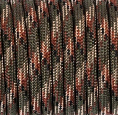 Paracord 550 OD Green Camo #3,#4