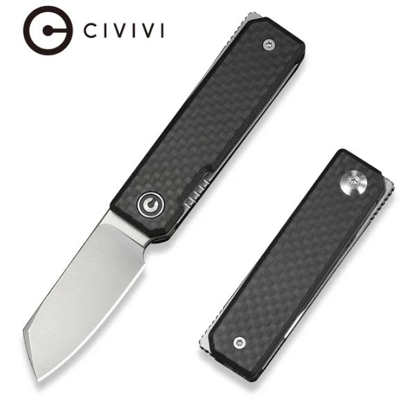 C25036-4 - Civivi Kukei G10/Twill Carbon fiber, Nitro-V