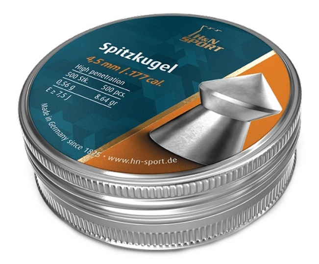 Пуля Spitzkugel 4,5к/0,56г/500 шт